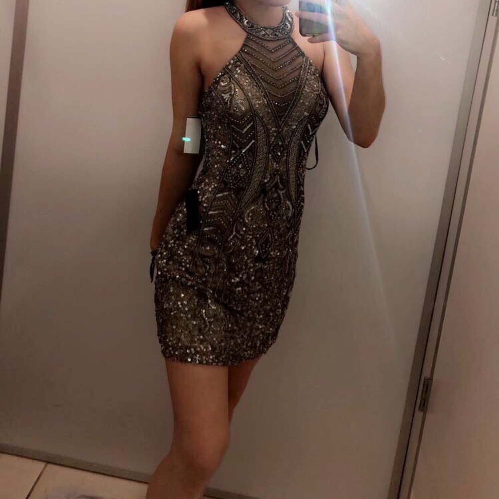 Beaded sequin dress